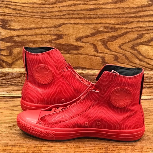 Converse CTAS Alpha Hi Red Red Light Blue Shoes - Picture 1 of 7